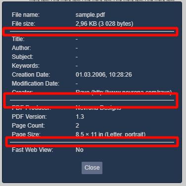 dialog separator